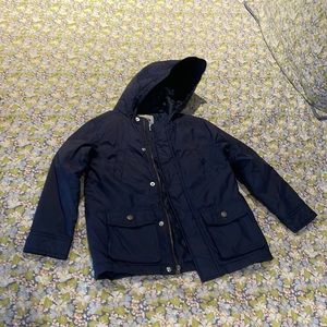 Gymboree boy Jacket size 5/6 navy blue